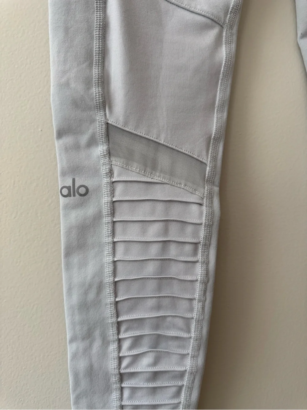 ALO Yoga High Waist Moto Leggings Alloy Gray S